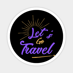 Let's Go Travel Magnet